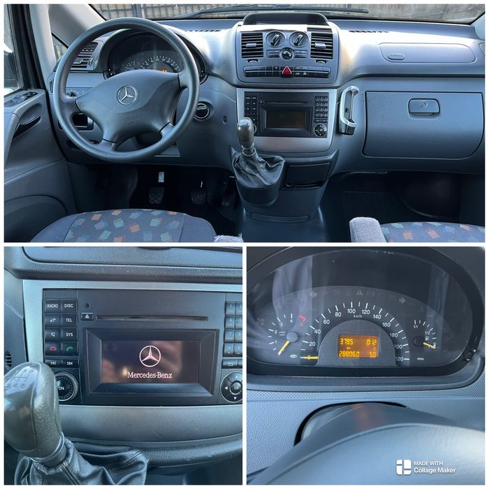 Mercedes vito 5+1 locuri+ loc de marfă.CARDANUL NOU.cu aer conditionat