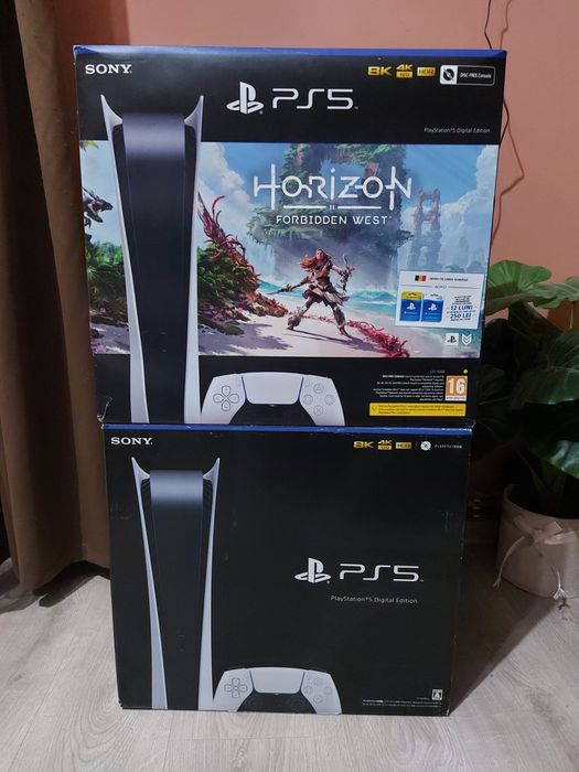 Cutii complete pentru PlayStation 5 Disc, Digital și Slim Disc.