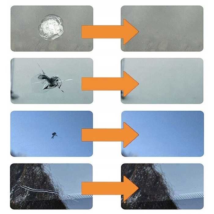 Ремонтен комплект за стъкла Automat, За автомобилни стъкла, Безцветен