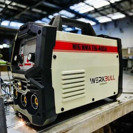 2в1 Телоподаващо Инверторен Електрожен 400А WERKBUL