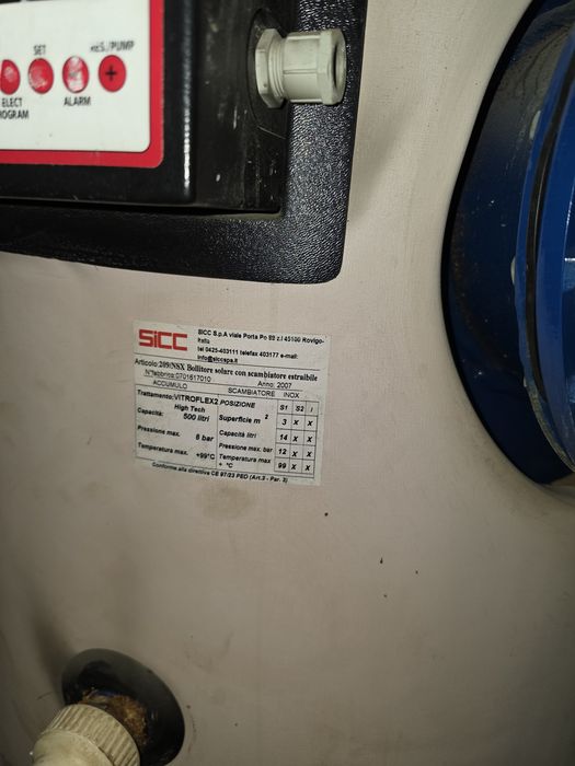 Boiler centrală 500 L
