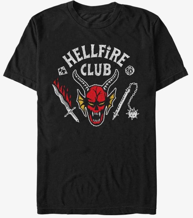 Тениска Hellfire Club Stranger Things , тениски с печат