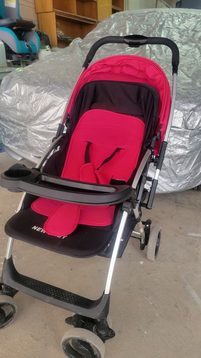 Деревянная кроватка+автокресло+коляска