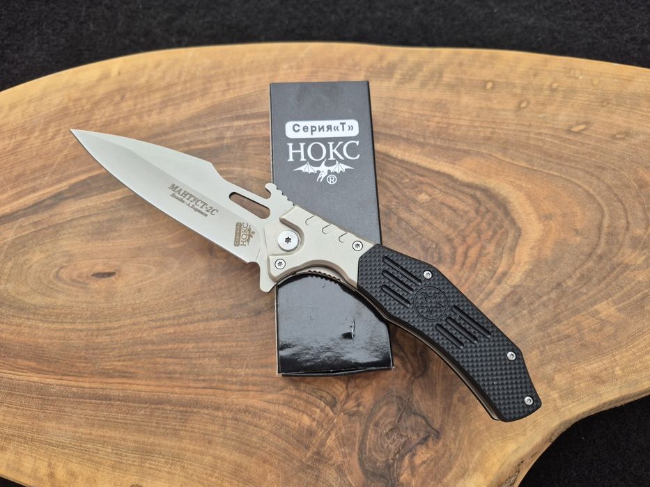 Руски сгъваем нож НОКС Мантуст-2С