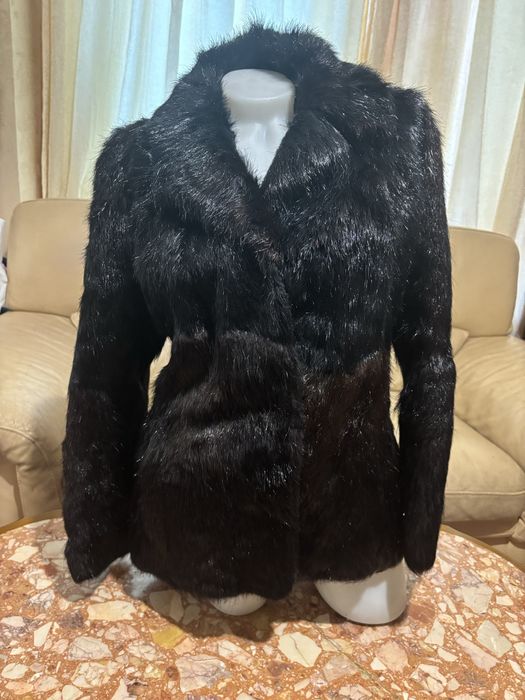 Палто естествен косъм