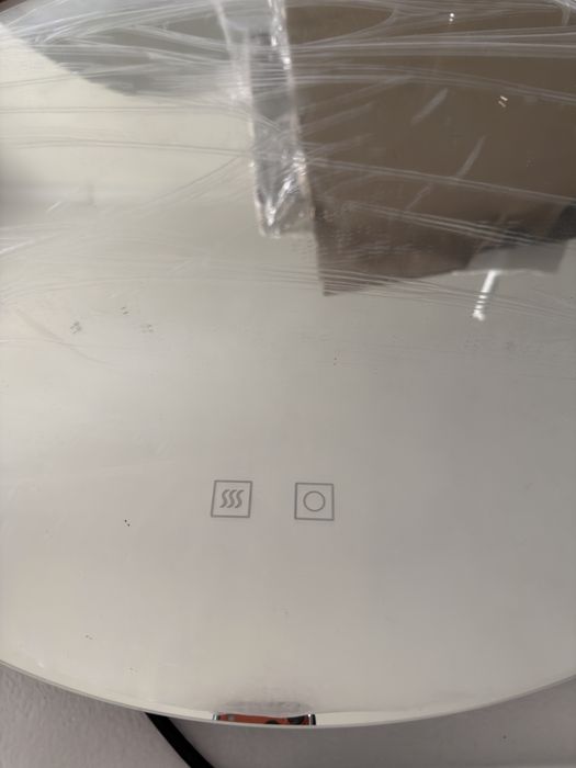 Oglinda de baie rotunda cu Led si dezaburire 70 cm