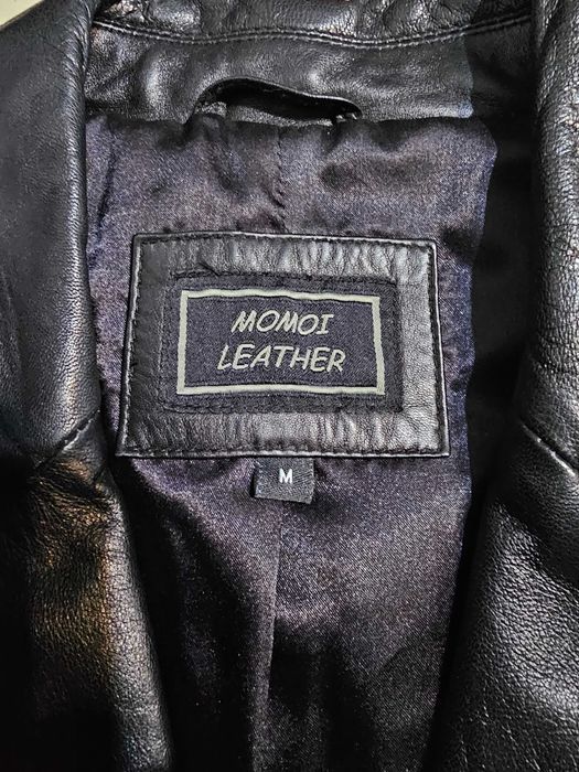 Черно кожено яке от естествена кожа