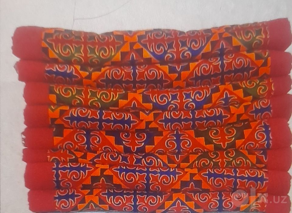 Кызыл корпеше кол пахта 8 штук 60 мын кок 80 мын размер 90×2 30