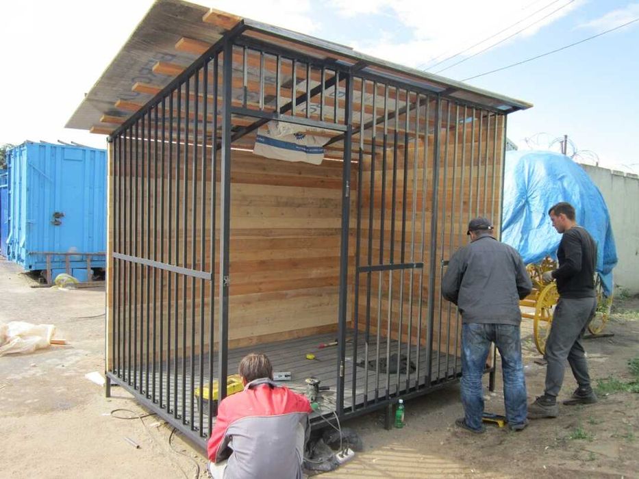 Изготовка вальеров...