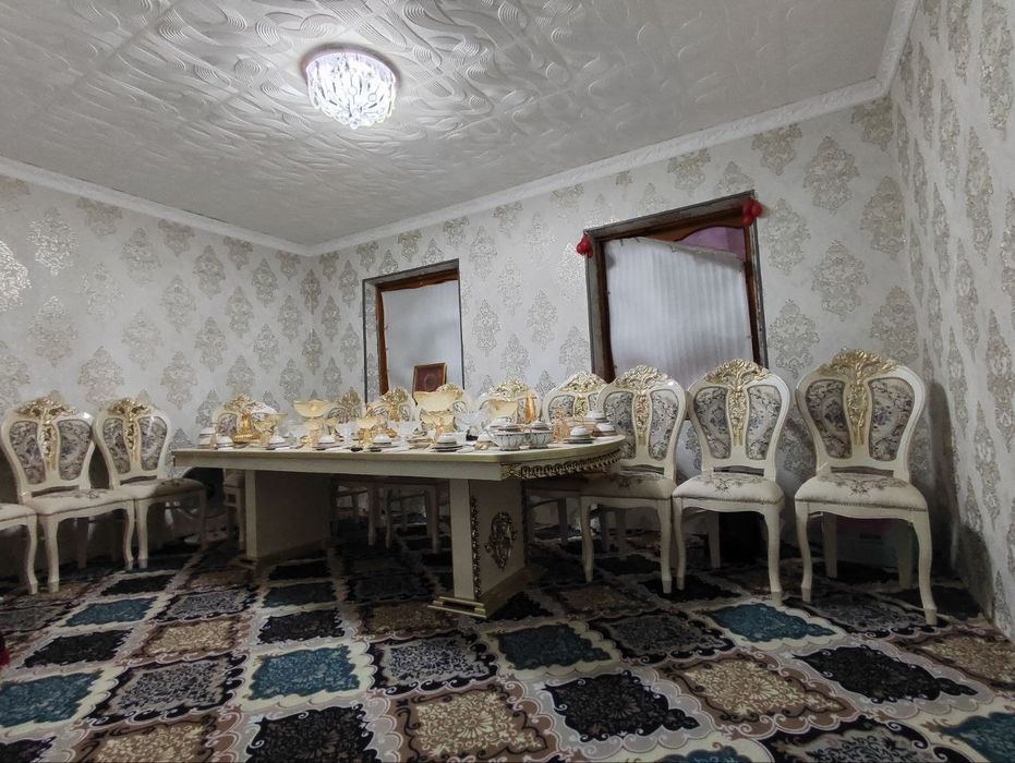 12 талик стол стул янги ёнгокдан ясалган