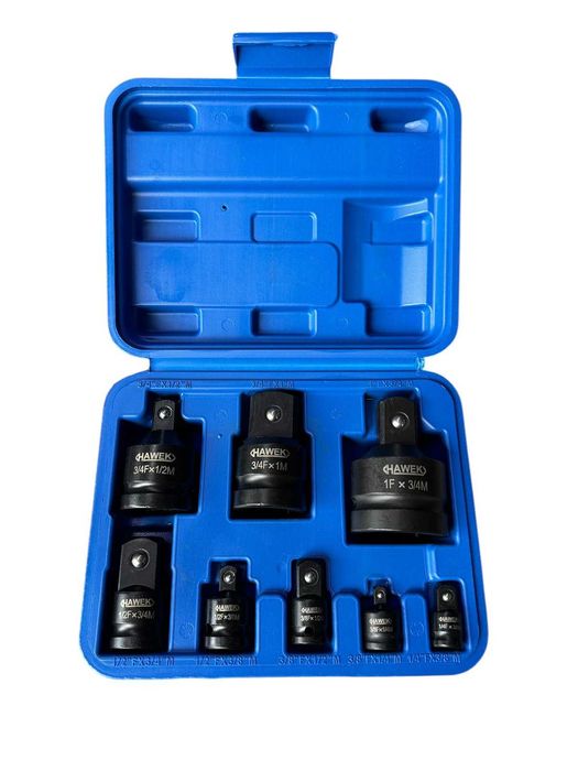 Ударни адаптери – преходници за гедоре 8 части HAWEK