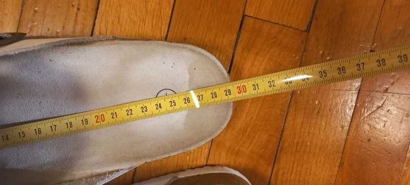 Saboți medicinali noi albi de piele 44