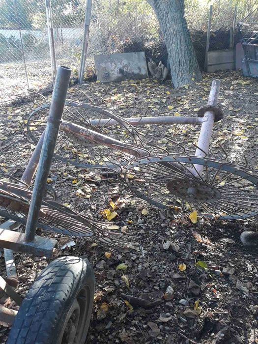 Обръщач и съберач за сено с 3 слънца