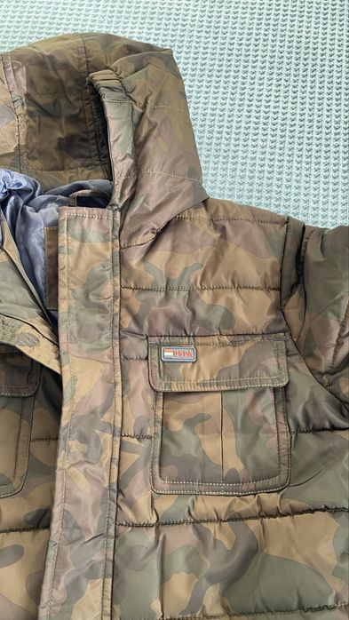 Дълго яке тип парка USPA 146-152 см момче 10-12 г.