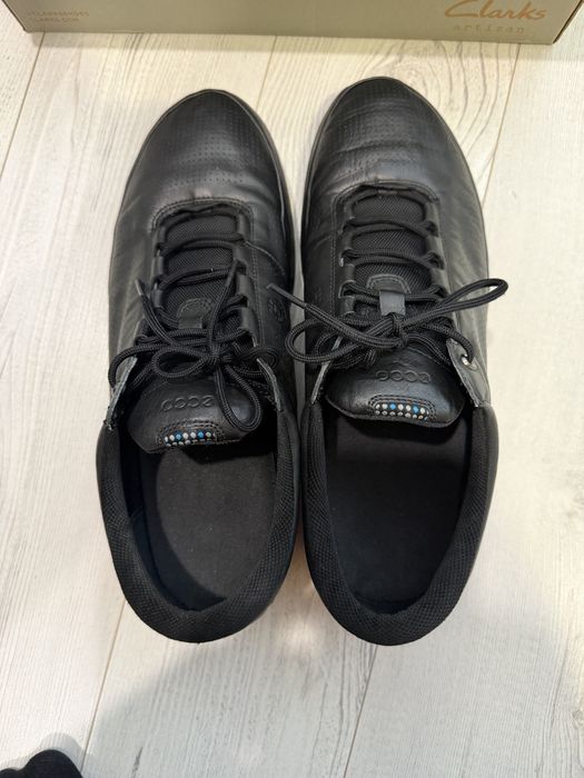 Оригинални кожени сникърси/кецове Ecco Goretex номер 46, стелка 30см