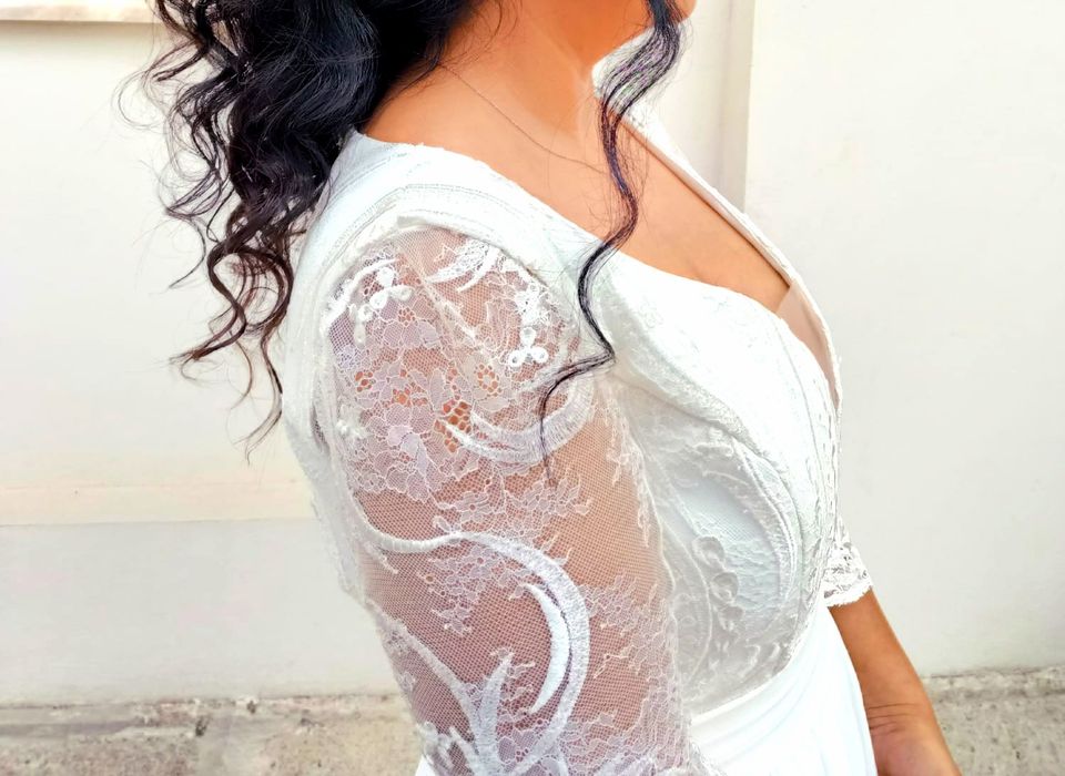 Rochie de mireasa plus voal Alice Design
