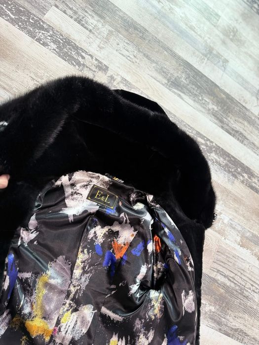 Blana naturala noua vizon cu mouton