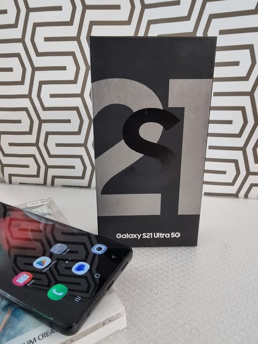 Samsung S21 Ultra 256gb black condiții f bune