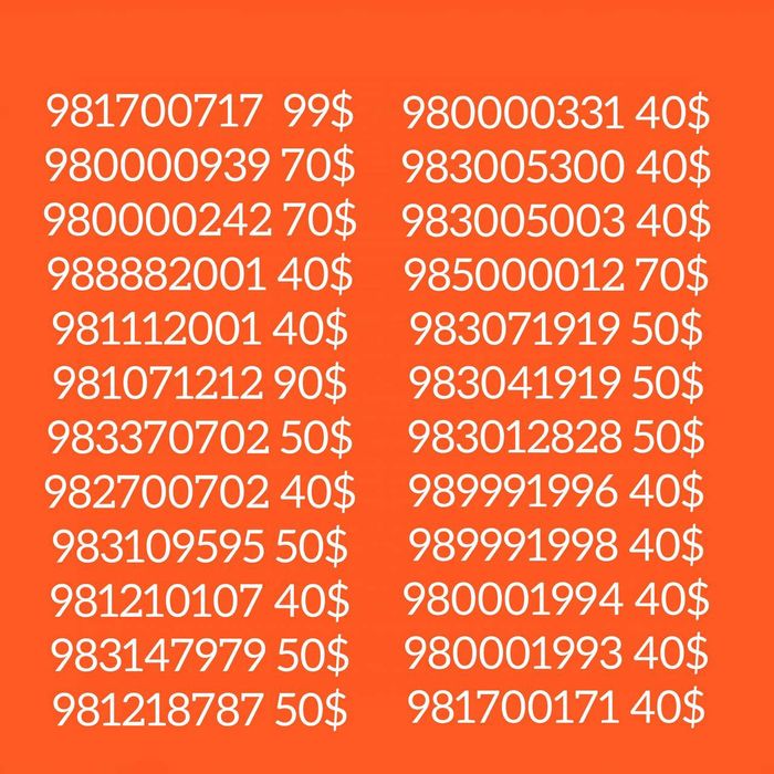 Perfectum Yunusobod gold nomer