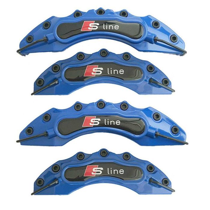 Капаци за спирачни апарати Ауди AUDI Sline комплект 4 броя сини