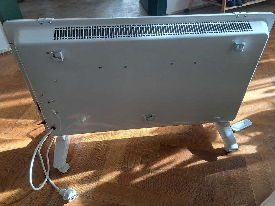 Convector electric AlecoAir C20 Heatix alb WiFi, pentru 30mp, 2000W, 2 trepte incalzire, IP24, Aplicatie