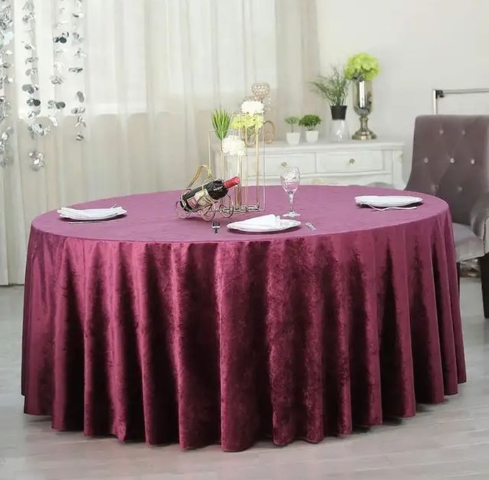 Fete De Masă De Catifea pentru Evenimente Orice Dimensiuni la Comanda