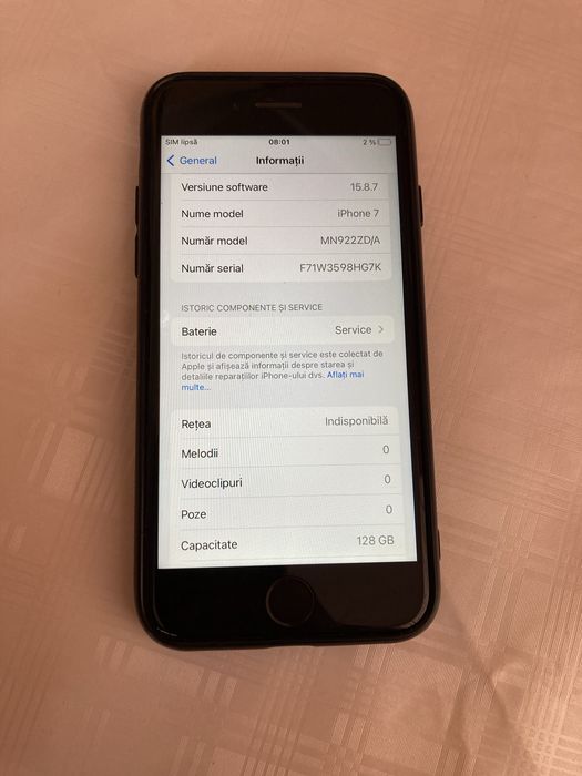 Iph.7. Impecabil. 128gb.