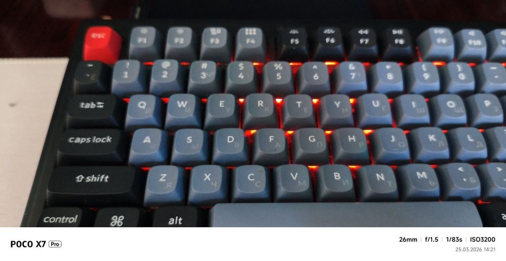 Проводная, механическая, игровая клавиатура Keychron V1 QMK, Hot-Swap,