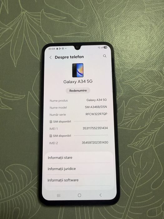 Vand samsung a33 si a34