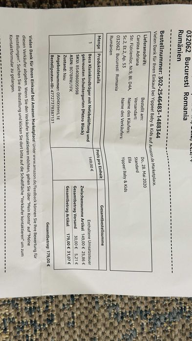 Sistem de purtare NOU ergonomic Beco Toddler negru