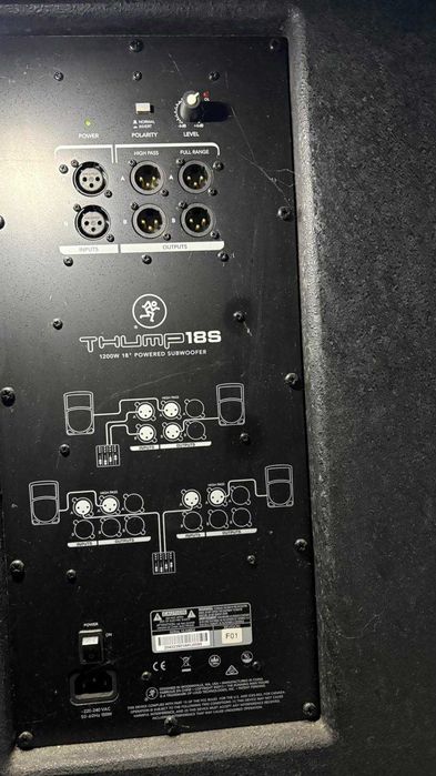 Mackie Thump 18S - 1200W 18'' Powered Subwoofer