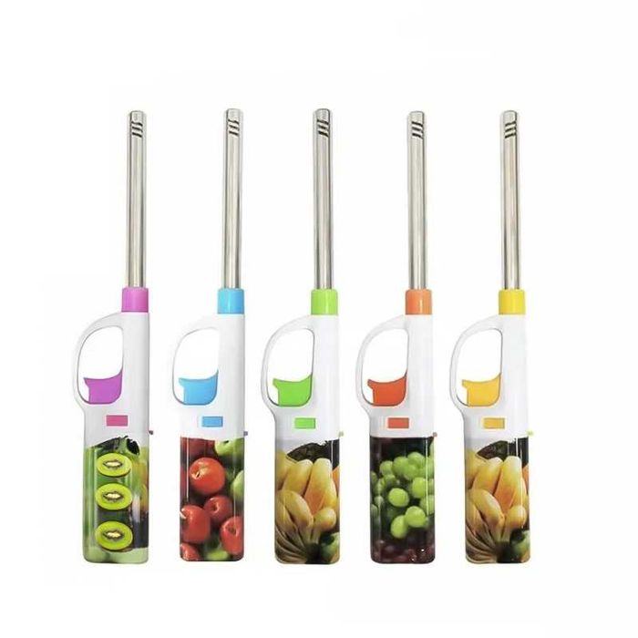 Ергономична дълга ръчна газова запалка 3 бр в комплект с дължина 17 см