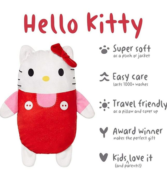 Толстовка-трансформер для девочек Cubcoats Hello Kitty. USA