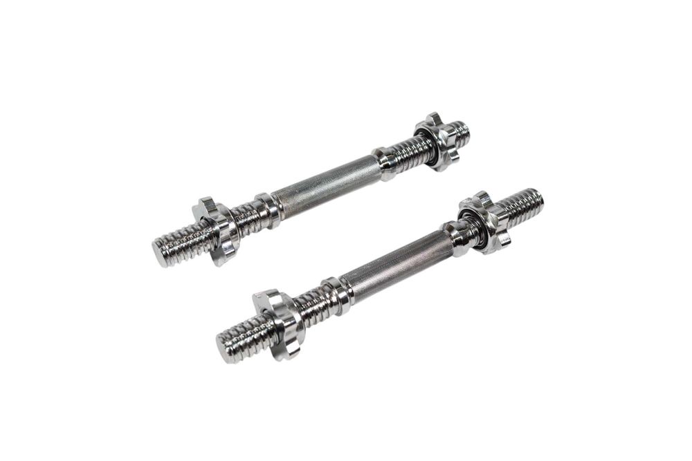 Set de 2 gantere de 35 cm cu piulite 30/31mm