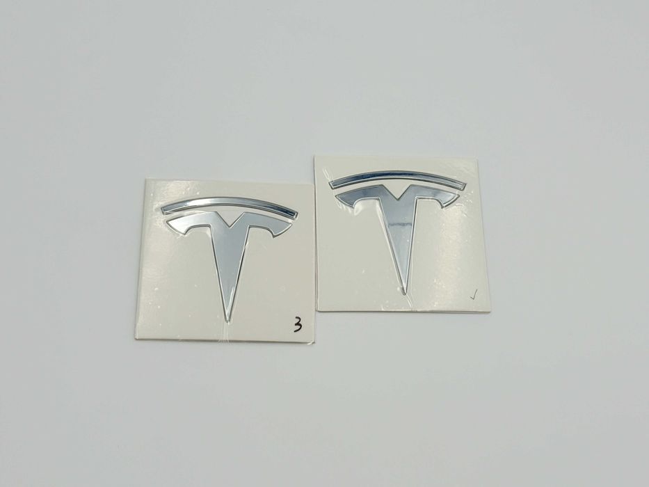 Set Embleme Compatibile TESLA fata/spate