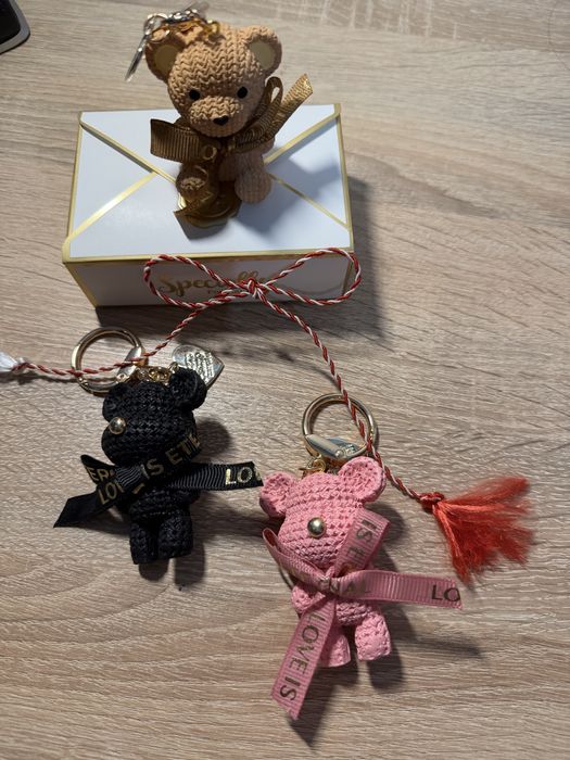 Set trei brelocuri ursuleti