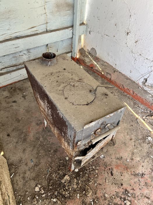 Печка гарелкамен