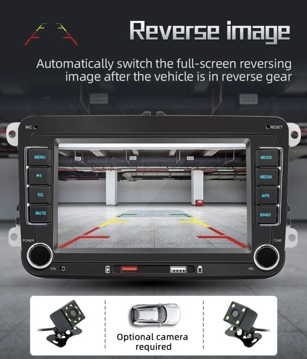 Навигация s Android auto,Carplay + камера за VW,Seat,Skoda