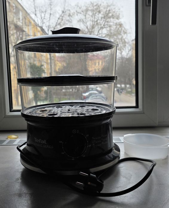 Aparat de gatit cu aburi Tefal VC1401, 900W, Timer, oprire automata, d