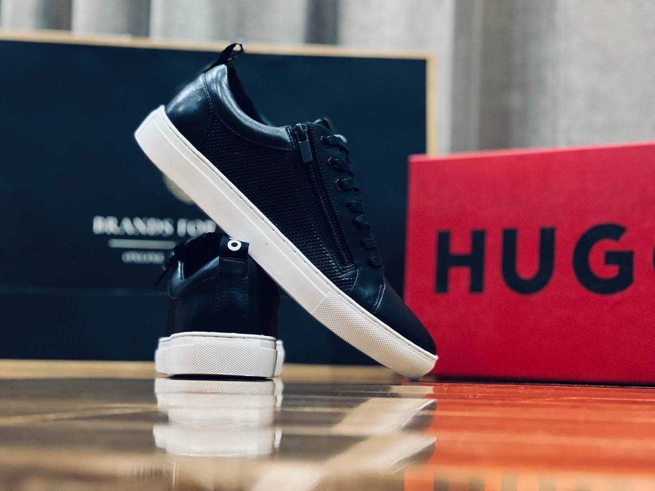 Hugo Boss мужские кожаные кроссовки РАЗМЕР 39