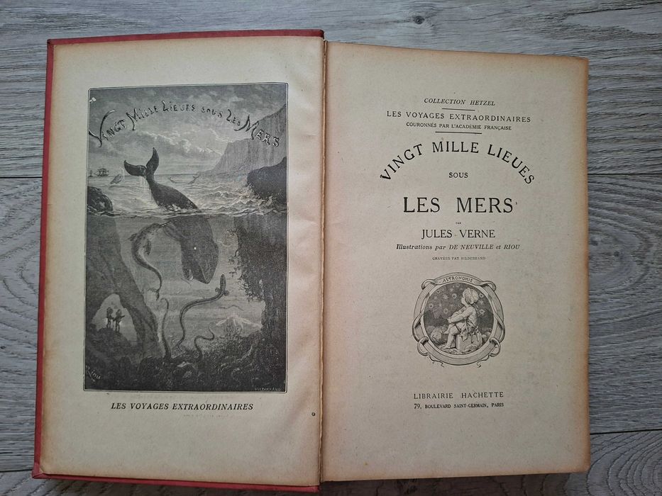 Jules Verne – Vingt milles lieues sous les mers, Hachette, cca 1922