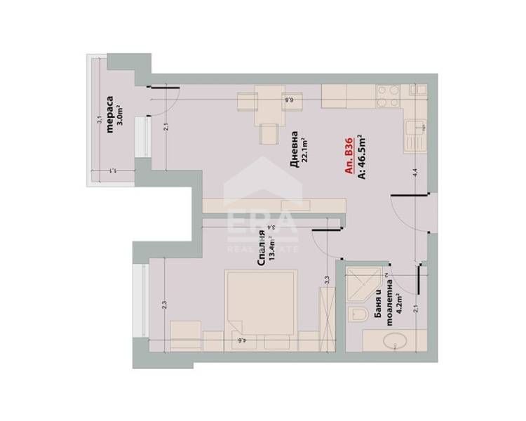 Двустаен апартамент в луксозна жилищна сграда в гр. Банско