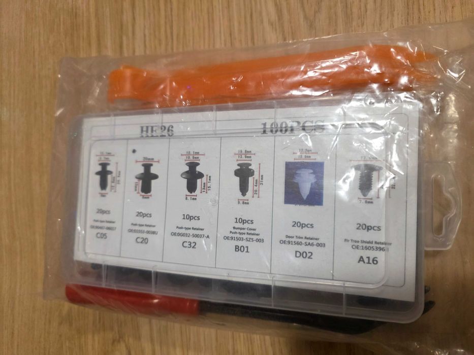 Щипки за кола, Крепежни копки за кори, лайсни, тапицерия, брони