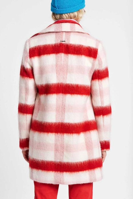 Palton continut lana de la Desigual