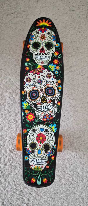 Penny board copii Schelet cu roti luminoase silicon Skateboard