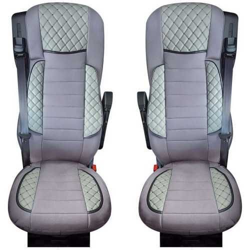 Комплект калъфи DELUX за седалки на DAF XF 105  2004-2013г. , 6 цвята