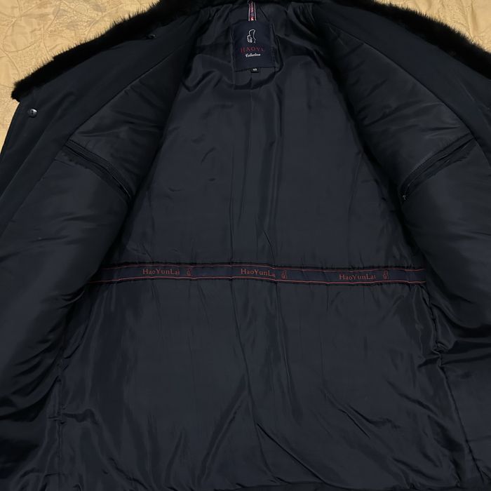 Мужская куртка ворот норка