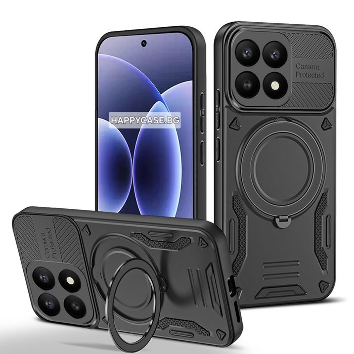Xiaomi 17T Pro / RING ARMOR Удароустойчив кейс гръб с пръстен