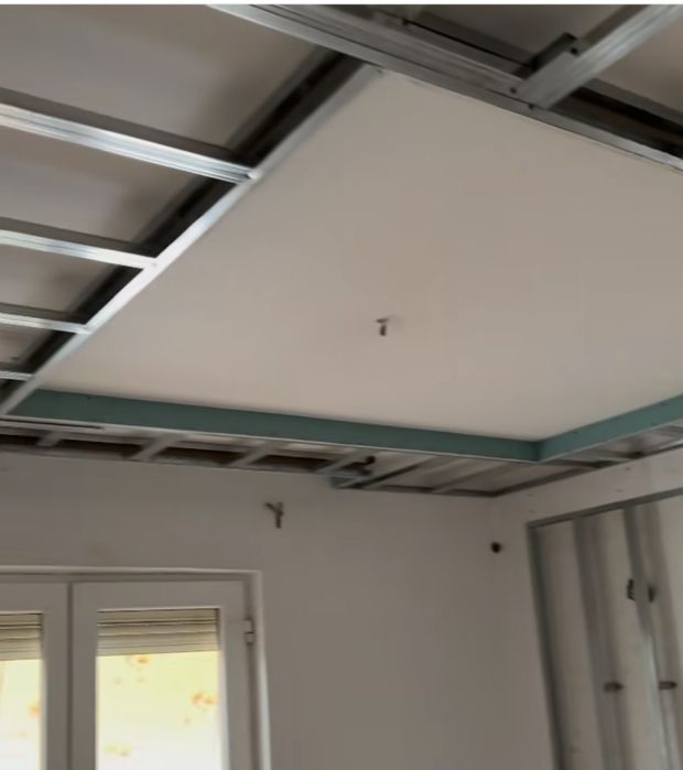 Placari Rigips, glet_finisat_zugrăvit