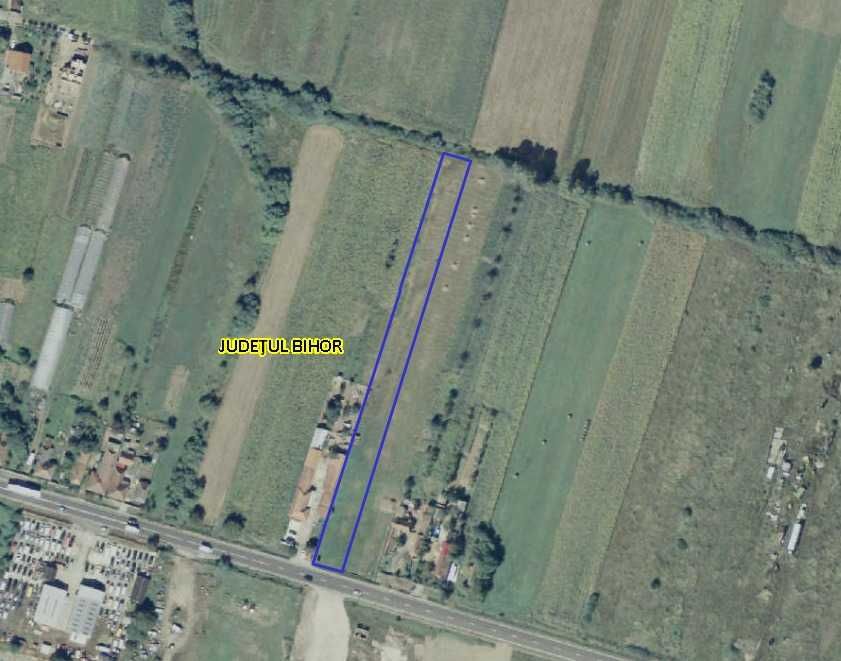 Teren intravilan 3.544 mp la DN1/E60 – Uileacu de Criș, jud. Bihor